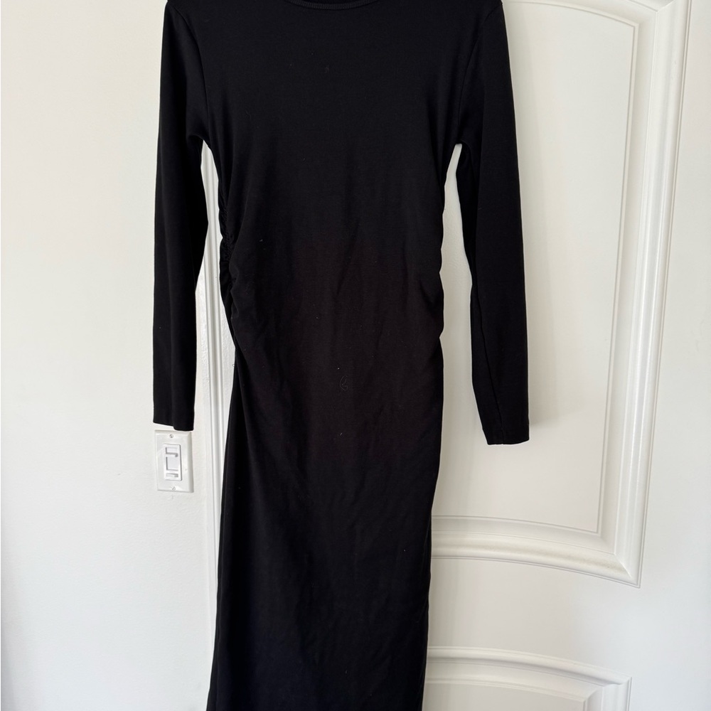 Zara Black Long Sleeve Dress